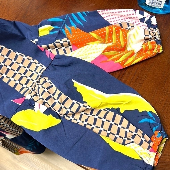 💞Amoretu Amazing Colors Tunic Dress VNeck, Swing,Casual,Loose Flowy, Fun,Size L - Picture 7 of 15